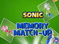 Játék Sonic Memory Match Up
