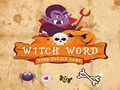Játék Witch Word Halloween Puzzel Game