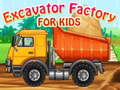 Játék Excavator Factory For Kids