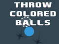 Játék Throw Colored Balls