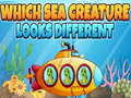 Játék Which Sea Creature Looks Different