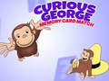 Játék Curious George Memory Card Match