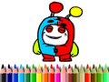 Játék Back to School: OddBods Coloring Book