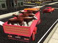 Játék Big Farm Animal Transport Truck