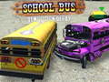 Játék School Bus Demolition Derby