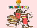 Játék Fast Food Coloring Book