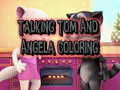 Játék Talking Tom and Angela Coloring