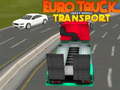 Játék Euro truck heavy venicle transport