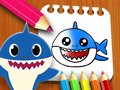 Játék Baby Shark Coloring Book