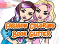 Játék Fashion Coloring Book Glitter