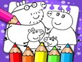 Játék Peppa Pig Coloring Book