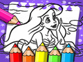 Játék Ariel The Mermaid Coloring Book
