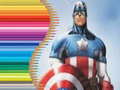 Játék Coloring Book for Captain America