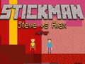 Játék Stickman Steve vs Alex Nether