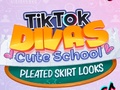 Játék TikTok Divas Cute School Pleated Skirt Looks