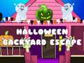 Játék Halloween Backyard Escape