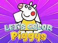 Játék Let's Color Piggys