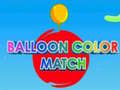 Játék Balloon Color Matching