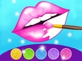 Játék Glitter Lips Coloring Game