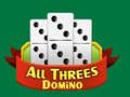 Játék All Threes Domino
