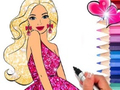 Játék Coloring Book: Barbie