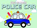 Játék Easy to Paint Police Car