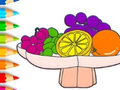 Játék Coloring Book: Fruit