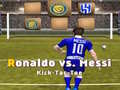 Játék Messi vs Ronaldo Kick Tac Toe