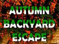 Játék Autumn Backyard Escape 