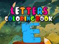 Játék Letters Coloring Book