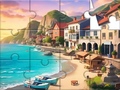 Játék Jigsaw Puzzle: Seaside Town