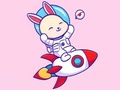 Játék Coloring Book: Rabbit Astronaut