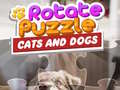 Játék Rotate Puzzle - Cats and Dogs