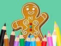 Játék Coloring Book: Gingerbreads