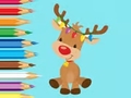 Játék Coloring Book: Cute Christmas Reindeer