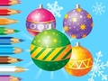 Játék Coloring Book: Christmas Decorate Balls