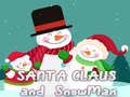 Játék Santa Claus and Snowman Jigsaw
