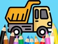 Játék Coloring Book: Dump-Truck