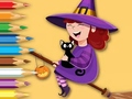 Játék Coloring Book: Trainee Witch