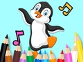 Játék Coloring Book: Dancing Penguin