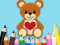 Játék Coloring Book: Toy Bear