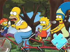 Játék Jigsaw Puzzle: Simpson Family Riding