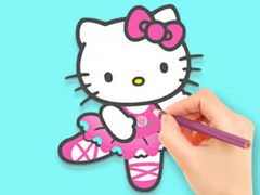 Játék Coloring Book: Hello Kitty Dancing