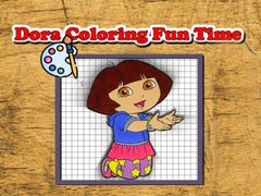Játék Dora Coloring Fun Time