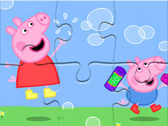 Játék Jigsaw Puzzle: Peppa Pig Blow Bubbles