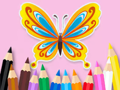 Játék Coloring Book: Beautiful Butterfly