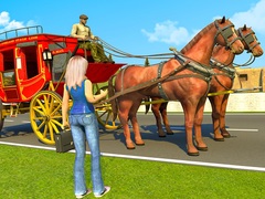 Játék Horse Cart Transport Taxi Game