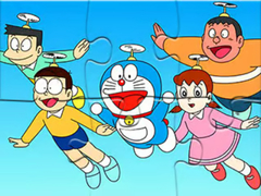 Játék Jigsaw Puzzle: Doraemon Flying