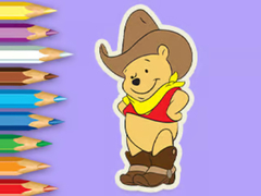 Játék Coloring Book: Cowboy Winnie