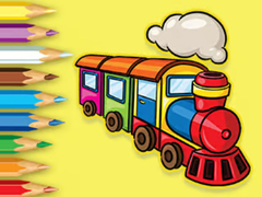 Játék Coloring Book: Running Train